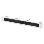 Digitus 19" Rackmount 1U Cable Management Panel with Steel Rings and Brush Strip Grey DN-97668 - Image 3