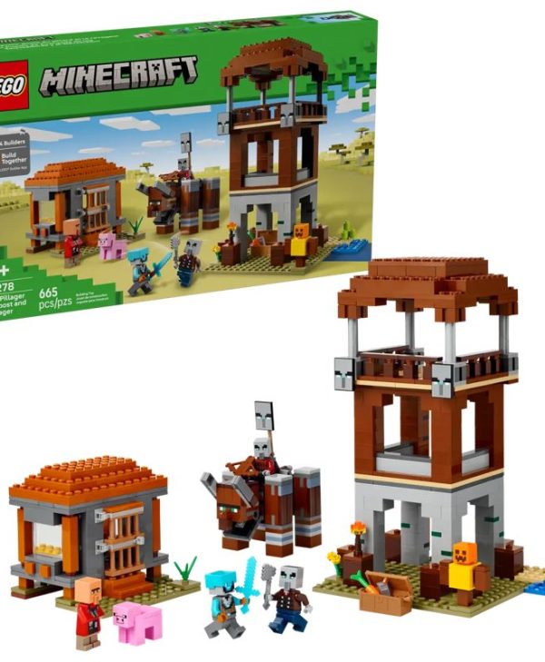 Lego Minecraft The Pillager Outpost and Ravager 21278