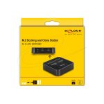 Delock M.2  M-Key USB-C 3.1 Docking Station Black 64178