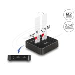 Delock M.2  M-Key USB-C 3.1 Docking Station Black 64178 - Image 3