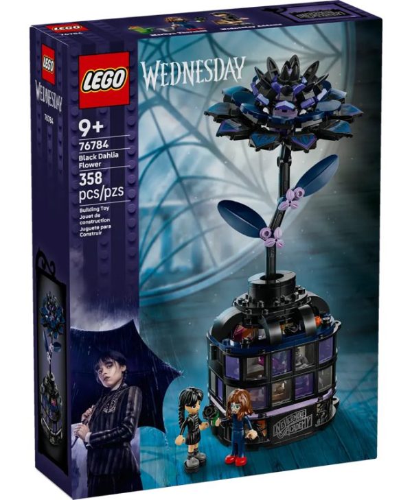 Lego Wednesday Black Dahlia Flower 76784