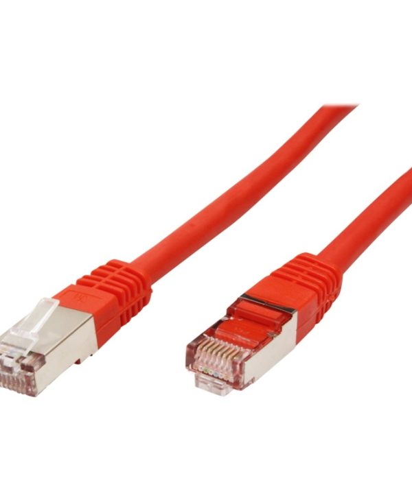 VALUE S/FTP Cat6 0.5m PIMF Red 21.99.1321-250