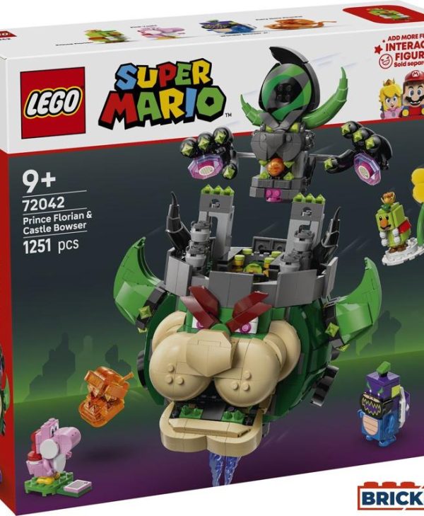 Lego Super Mario Prince Florian & Castle Bowser 72042