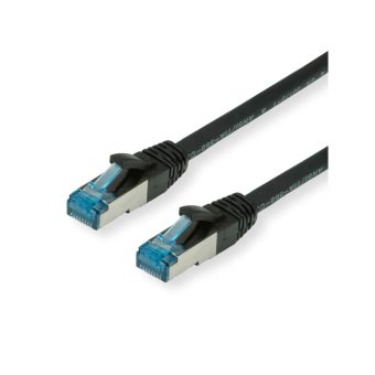 VALUE S/FTP Cat6a LSOH 0.3m Black 21.99.1964-100