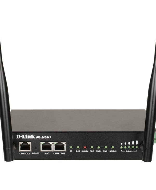 D-Link DIS-2650AP Industrial AC1200 Wave 2 Indoor Dual Band PoE Access Point