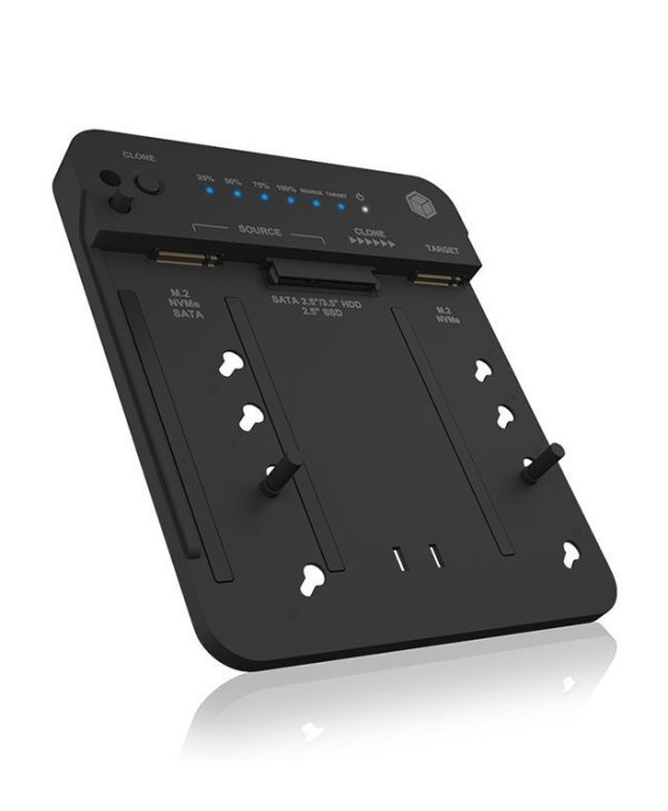 Raidsonic Icy Box M.2 NVMe/SATA SSD IB-2913MCL-C31 Docking Station USB-C 3.2 Black IB-2913MCL-C31