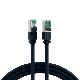 EFB Elektronik S/FTP CAT6a LSOH 1m Black MK6001.1B