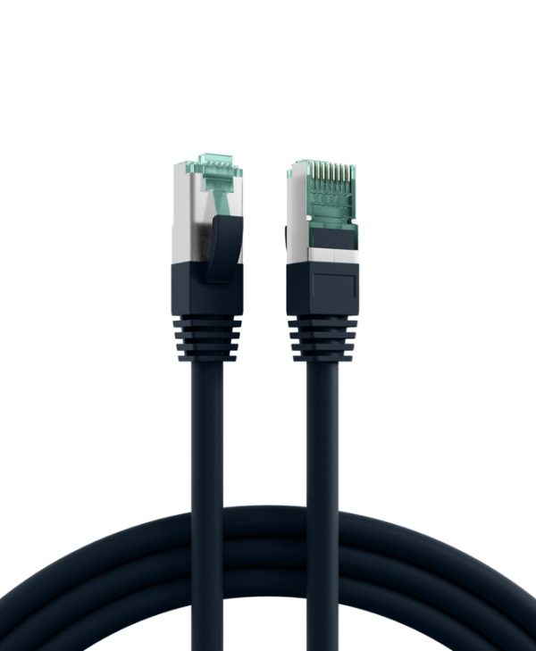 EFB Elektronik S/FTP CAT6a LSOH 1m Black MK6001.1B