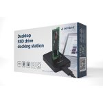 Gembird DD-U3M2 USB Type-C M.2 SATA/NVME SSD Docking Station Black DD-U3M2