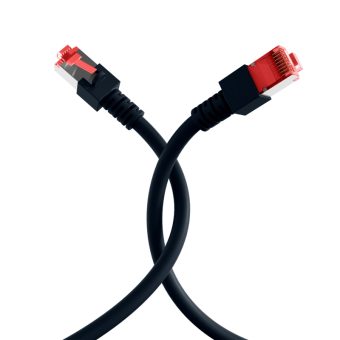 EFB Elektronik S/FTP Cat6 LSZH 0.25m Black K5515.0.25