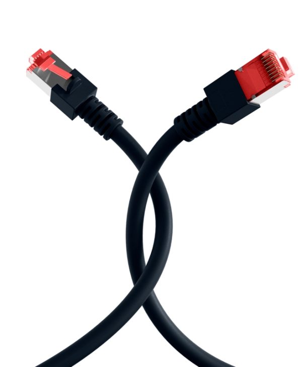 EFB Elektronik S/FTP Cat6 LSZH 0.25m Black K5515.0.25