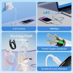 Vention USB 2.0 A Male to Lightning Male 2.4A 2m Blue LAMSH - Image 5