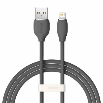 Baseus Jelly Liquid Silica Gel  Cable USB-A to Lightning 1.2m Black CAGD000001