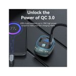 Vention Car Charger with FM Transmitter 3xUSB-A Black FFLB0 - Image 5