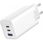 Vention Wall GaN Charger 2XUSB-C,1XUSB-A PD65W White FEDW0-EU