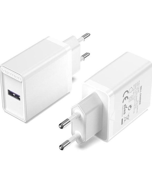 Vention Wall Charger 1XUSB-A PD22.5W White FACW0-EU