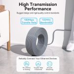 Vention UTP Cat.5e PoE Oxygen-Free Copper Cable for CCTV Camera 305M Gray IJCH305 - Image 2