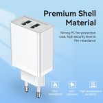 Vention Wal Charger 2XUSB-A PD18W White FBAW0-EU - Image 2