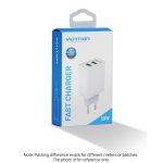 Vention Wal Charger 2XUSB-A PD18W White FBAW0-EU - Image 4