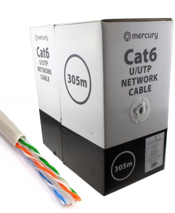 Inca Patch Cable UTP Cat6 AWG23 305m Blue ICAT6-305M