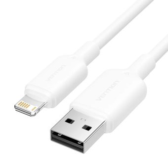 Vention USB 2.0 A Male to Lightning Male 2.4A 2m White LAMWH
