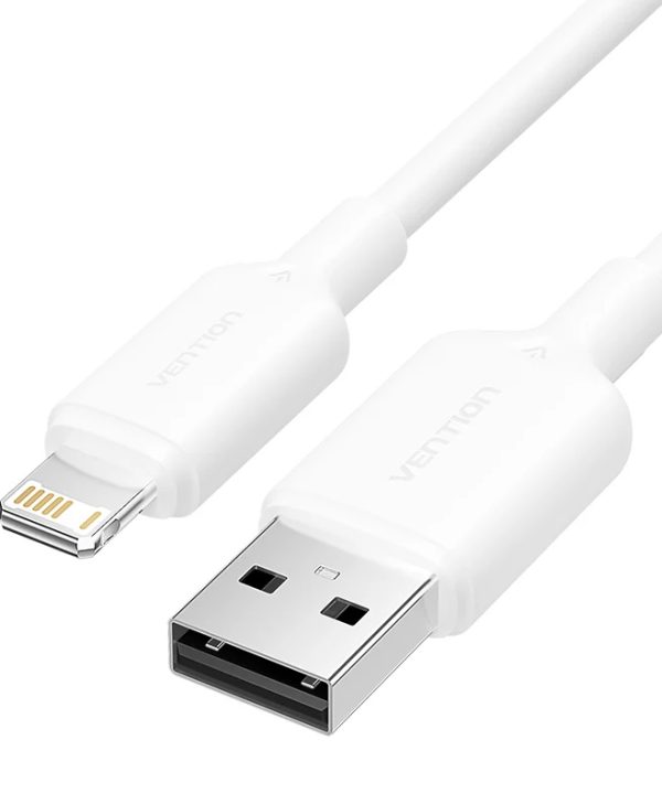 Vention USB 2.0 A Male to Lightning Male 2.4A 2m White LAMWH