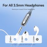 Vention  Braided Lightning Male to 3.5mm Jack Adapter BMBHA - Image 3