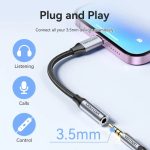 Vention  Braided Lightning Male to 3.5mm Jack Adapter BMBHA - Image 2