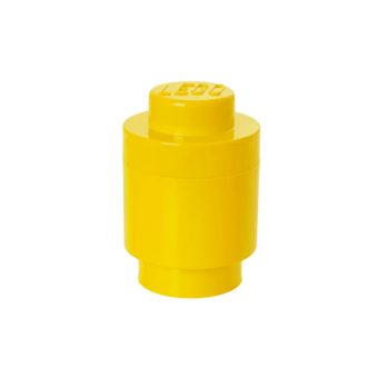 Lego Storage Brick 1 Round yellow 40301732