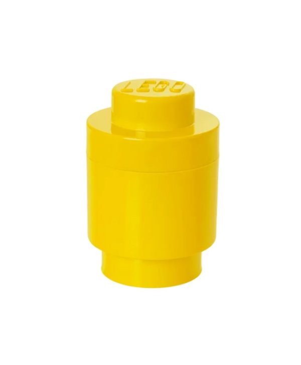 Lego Storage Brick 1 Round yellow 40301732
