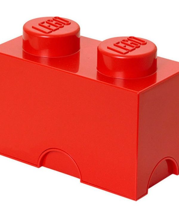 Lego Storage Brick 2 Square Red 40021730