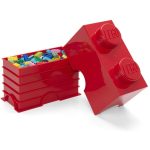 Lego Storage Brick 2 Square Red 40021730 - Image 2