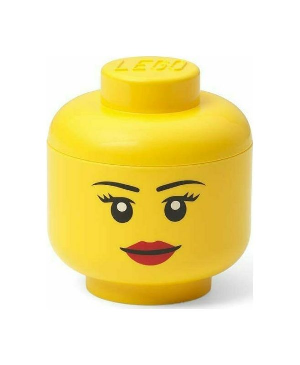 Lego Storage Head Girl Mini Yellow 40331725