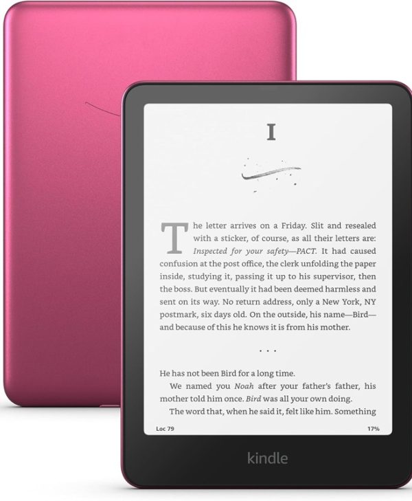 Amazon Kindle 7" 12th Gen (2024) Paperwhite Signature Edition E-Book Reader 32 GB Wi-Fi Raspberry B0CFPHPHYC