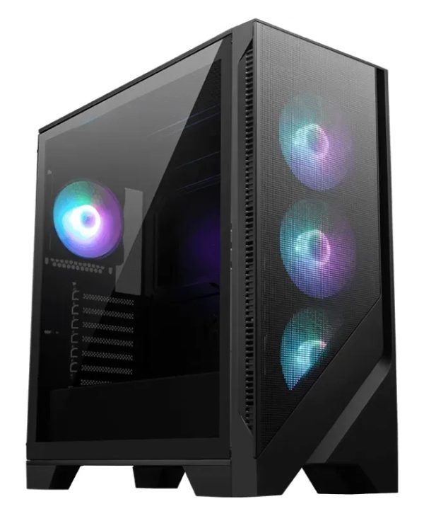 MSI MAG Forge 320R Airflow Tempered Glass Midi Tower Black 306-7G23R21-809