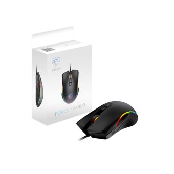 MSI Forge GM300 Wired  Gaming Mouse Black S12-0402300-HH9