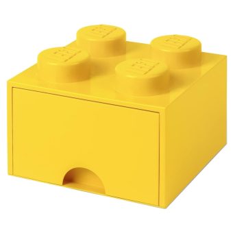 Lego Storage Box Square 4 Drawer Yellow 40051732