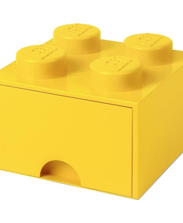 Lego Storage Box Square 4 Drawer Yellow 40051732