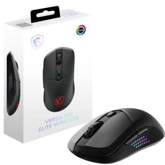 MSI Versa 300 Elite Wireless Gaming Mouse Black S12-4301290-CLA