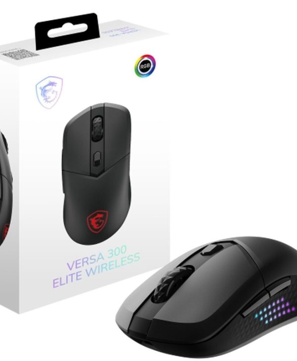 MSI Versa 300 Elite Wireless Gaming Mouse Black S12-4301290-CLA