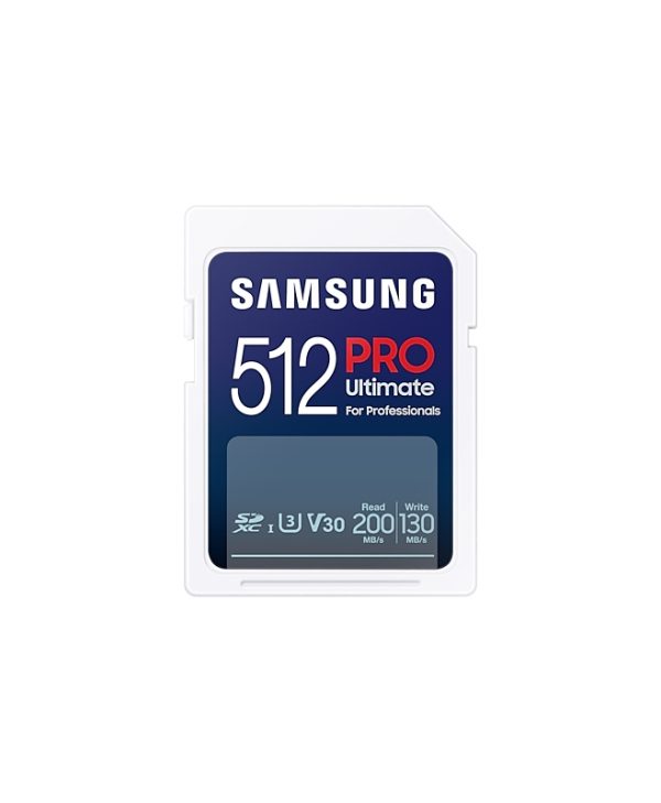 Samsung SDXC 512GB Class 10 U3 UHS-I V30 MB-SY512SB/WW