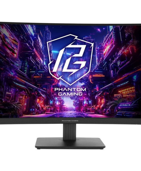 ASRock Phantom PG27QRT1B 27" WQHD 180Hz 1ms Curved Gaming Monitor Black PG27QRT1B