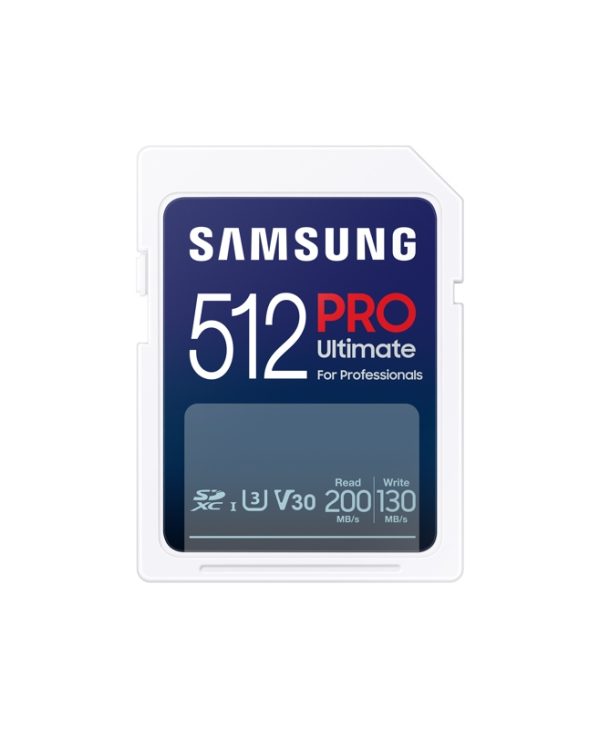Samsung Pro Ultimate SDXC 512GB Class 10 U3 UHS-I  V30 MB-SY512S/WW