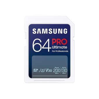 Samsung SDXC 64GB Class 10 U3 UHS-I V30 UHS-I MB-SY64S/WW