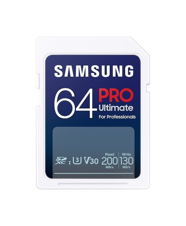 Samsung SDXC 64GB Class 10 U3 UHS-I V30 UHS-I MB-SY64S/WW