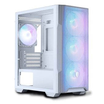 MSI MAG Forge M100R Mini Tower Tempered Glass White MAG FORGE M100R WHITE