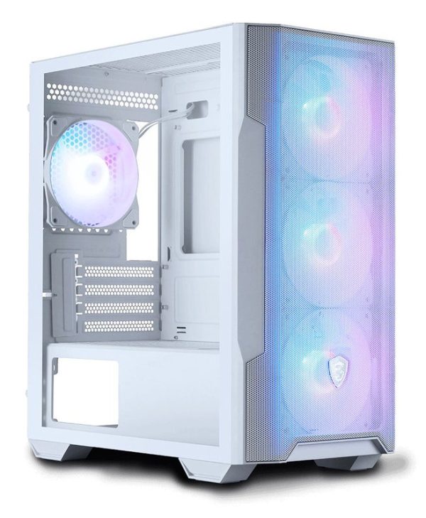 MSI MAG Forge M100R Mini Tower Tempered Glass White MAG FORGE M100R WHITE