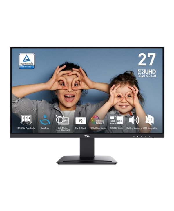 MSI 27" Prp MP273UDE 27" 4K UHD IPS Business Monitor Black 9S6-3PB4CH-209