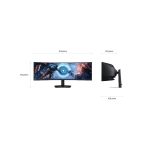 Samsung Odyssey G9 G91F 49" DQHD 144Hz 1ms Curved Gaming Monitor Black LS49FG912EUXEN - Image 5