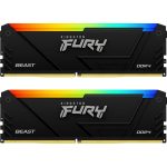 Kingston FURY Beast RGB 64GB (2 x 32GB) 3200MT/s CL16 DDR4 Black KF432C16BB2AK2/64 - Image 2